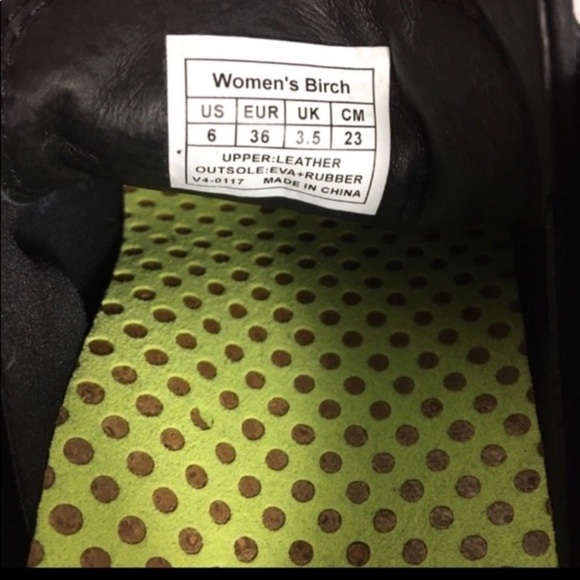 NWT Superfeet Birch Black Leather Casual Career Sneakers Shoes 6 - Picture 10 of 10